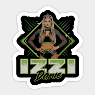 Izzi Dame Neon Sticker